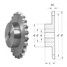 Звездочка цепи ПР-12,7-18,2 Z=21 d=47